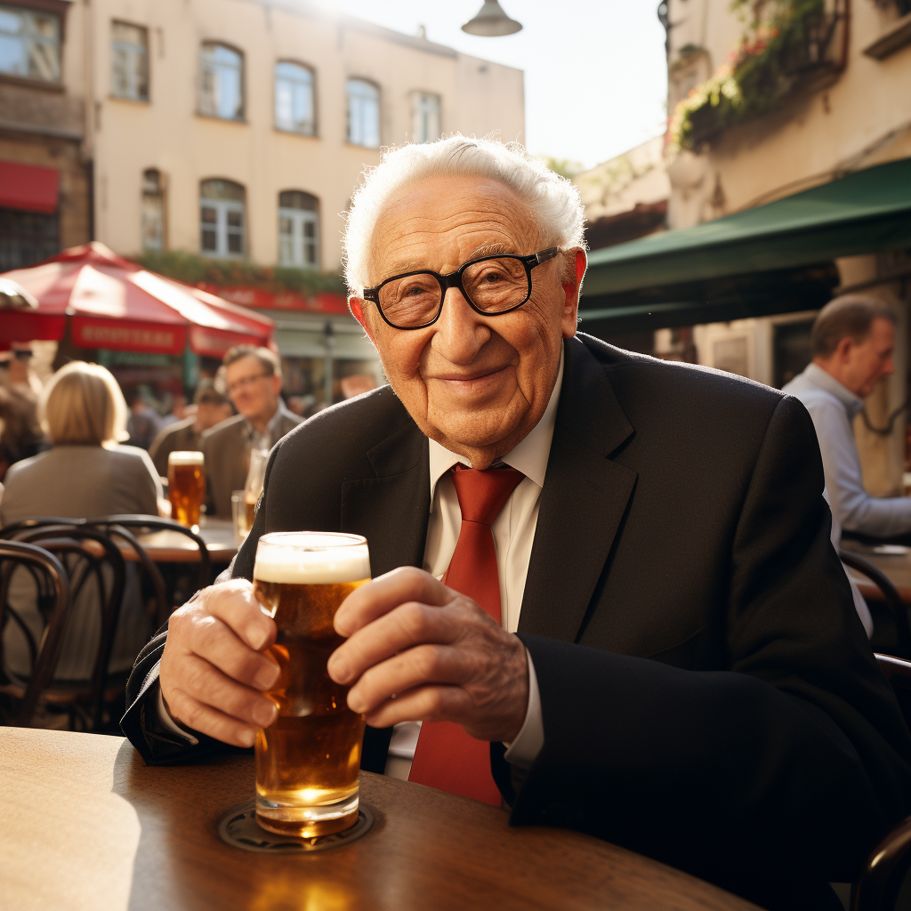 Did Kissinger feel connected to his German origins?
